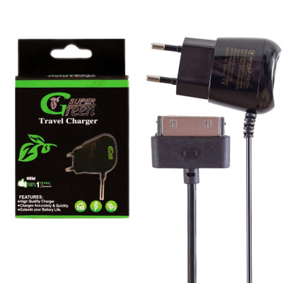 Сетевое зарядное SuperGreen iPhone 3