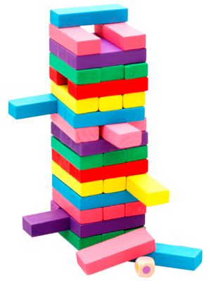 Настольная игра Дженга деревянная