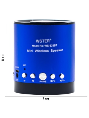 2. WSTER-633 BLUE с размерами 4.3