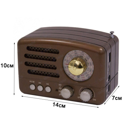 Радиоприемник MEIER M-160BT brown-1