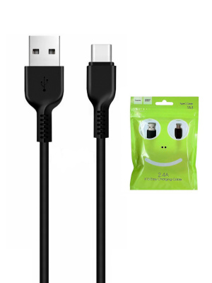 Type-C Hoco X13 Easy (2.4A,1m) black