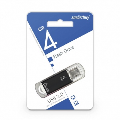 Флешка  4GB SmartBuy V-Cut b