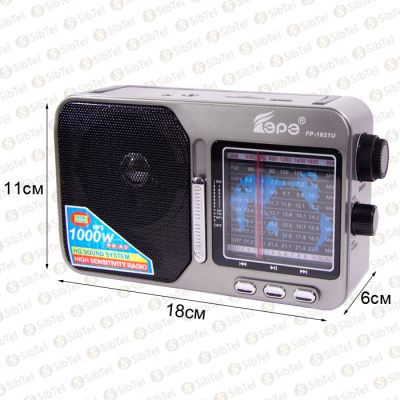Радиоприемник EPE FP-1821U  silver