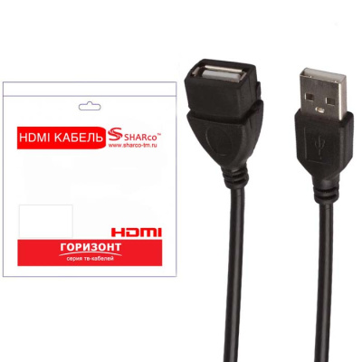 Кабель-удлинитель USB Горизонт