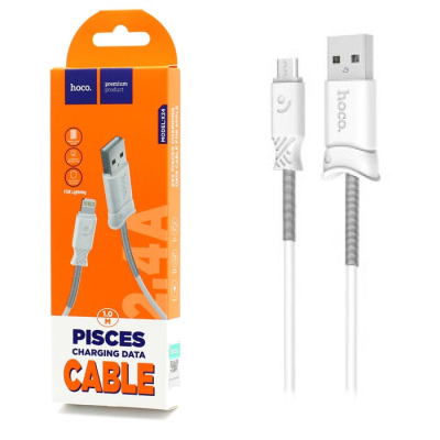 Data-кабель Lightning Hoco X24 Pisces white