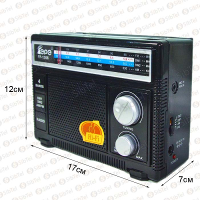 Радиоприемник EPE FP-1366U black