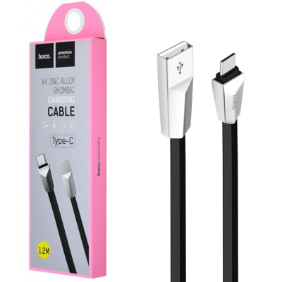Кабель Type-C Hoco X4 (1m) black