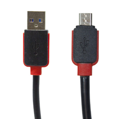 Data-кабель microUSB R10 (1.2m) резиновый black
