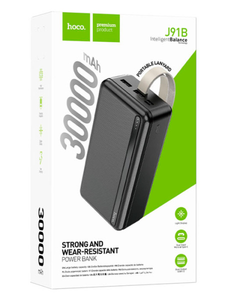 Hoco J91B 30000ma black 2