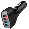 Автомобильный блок QUALCOMM KC08 (7A,4USB) в тех.пак. black