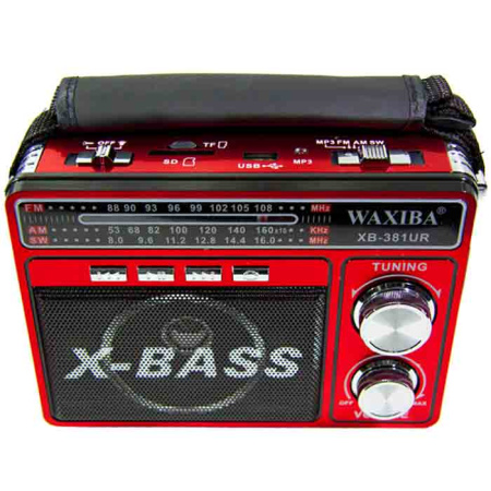 Радиоприемник WAXIBA XB-381 red-2