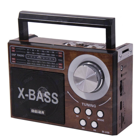Радиоприемник MEIER M-U08 brown-1