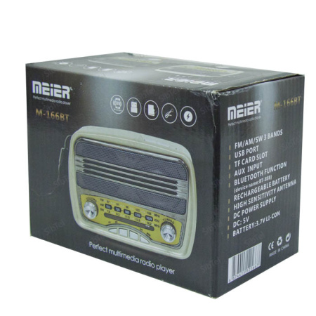 Радиоприемник MEIER M-166BT box