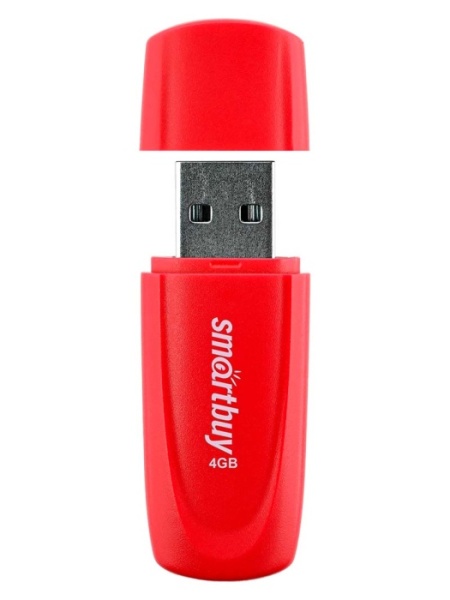 Флешка USB2.0 16Gb SmartBuy Scout red 2