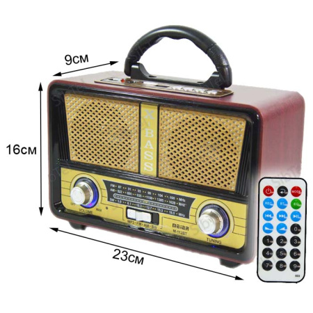 Радиоприемник MEIER M-U112BT black