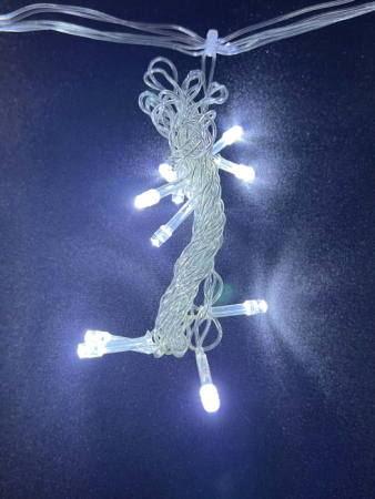 LED-8023-3 ШТОРА 2-2 240л. белая 3
