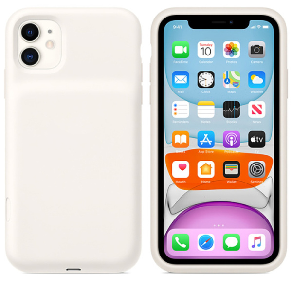 Чехол Iphone 11 Silicone Case (3) white