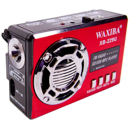 Радиоприемник WAXIBA XB-229U red-2