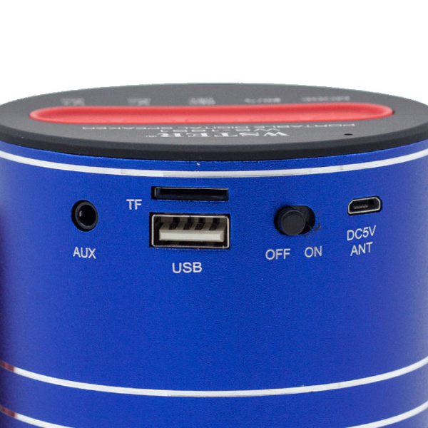 Колонка портативная Wster WS-1851 blue orig-1