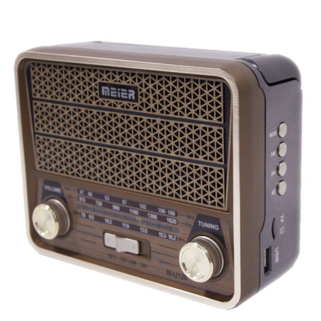 Радиоприемник MEIER M-U128 brown-1