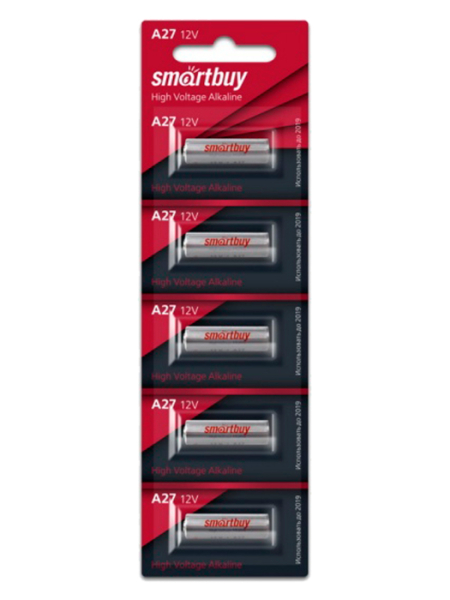 Батарейка алкалиновая SmartBuy A27 MN27 (5BL)