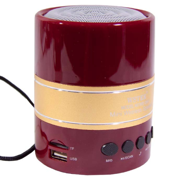 Колонка портативная Wster WS-2901  red orig-2