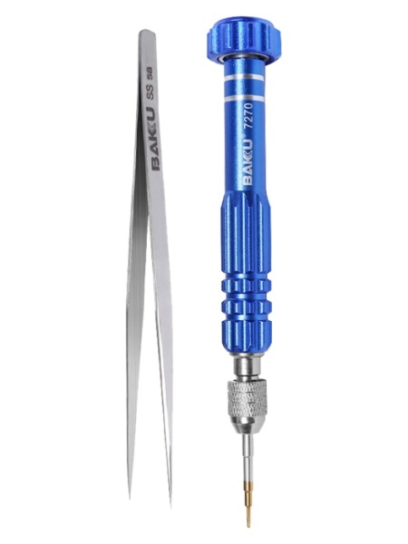 Набор отверток + пинцет BAKU BK-7270 2