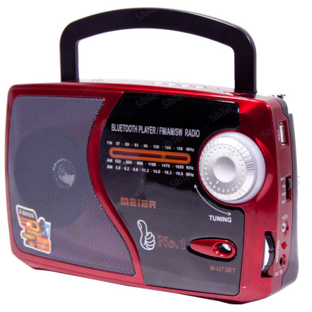 Радиоприемник MEIER M-U73BT red