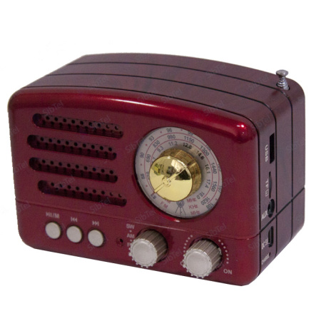 Радиоприемник MEIER M-160BT red-1
