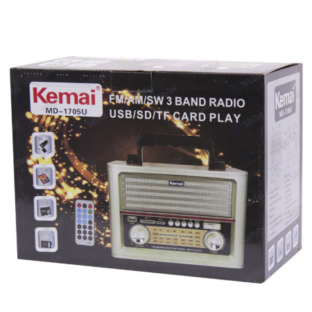 Радиоприемник Kemai MD-1705U  red-box