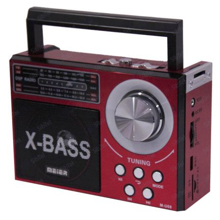 Радиоприемник MEIER M-U08 red-1