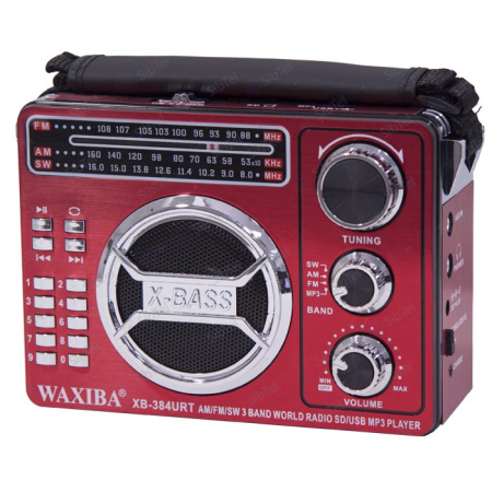 Радиоприемник WAXIBA XB-384 red
