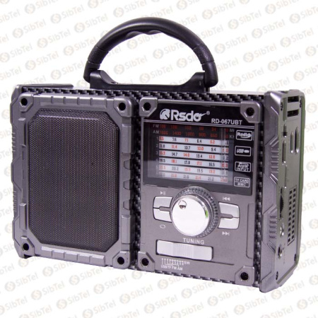 Радиоприемник RSDO RD-067U  gray carbon
