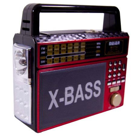 Радиоприемник MEIER M-171U red-2